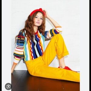 Alice + Olivia wool striped sweater